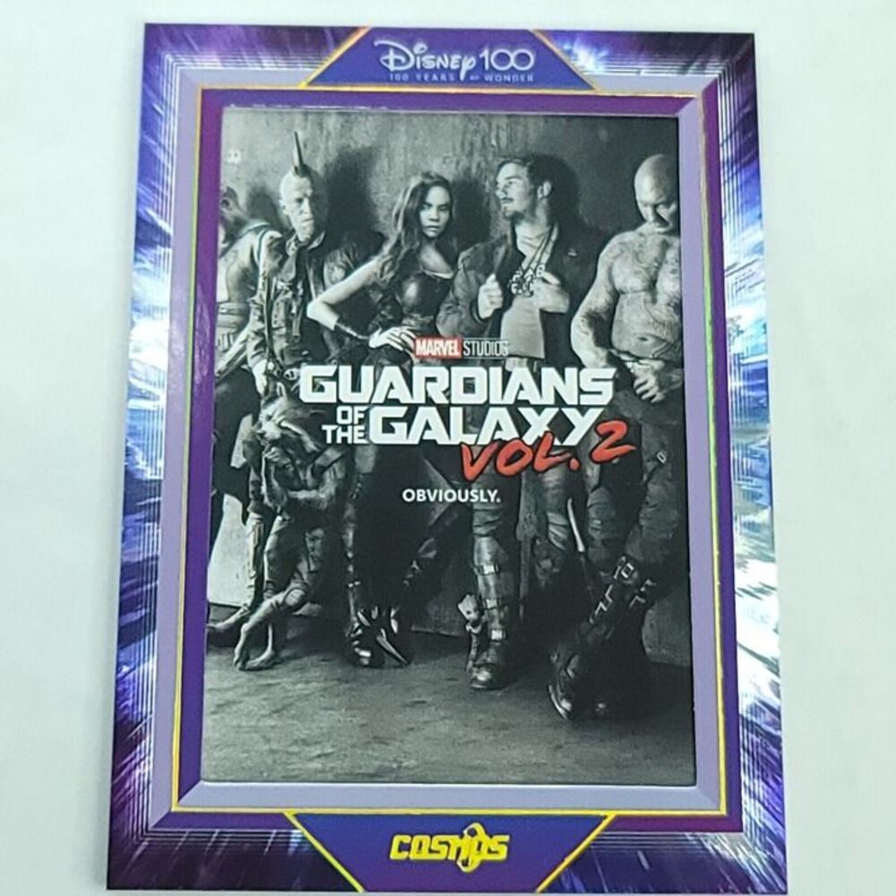 Guardians Vol 2 Black Kakawow Cosmos Disney 100 All Star Movie Poster 119/288
